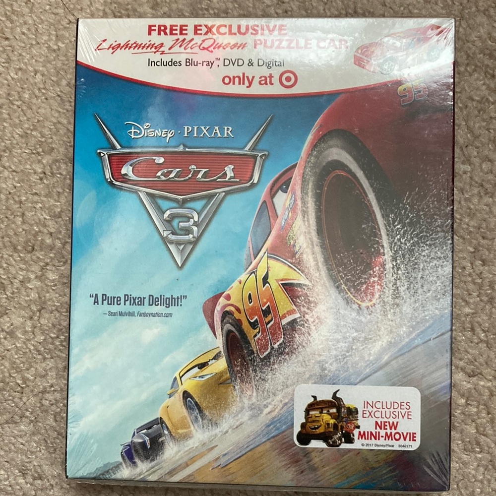 Disney’s Cars 3 Blu-Ray, DVD & Digital